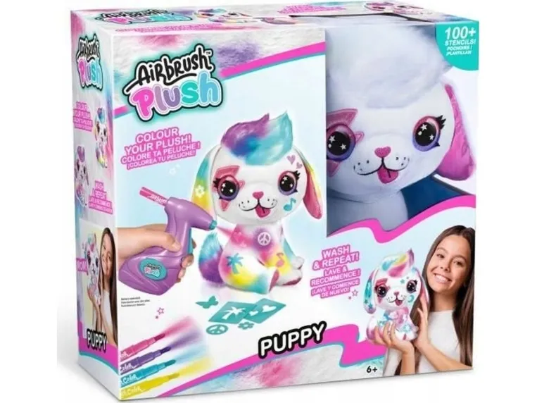 Airbrush Plush Hundehvalp