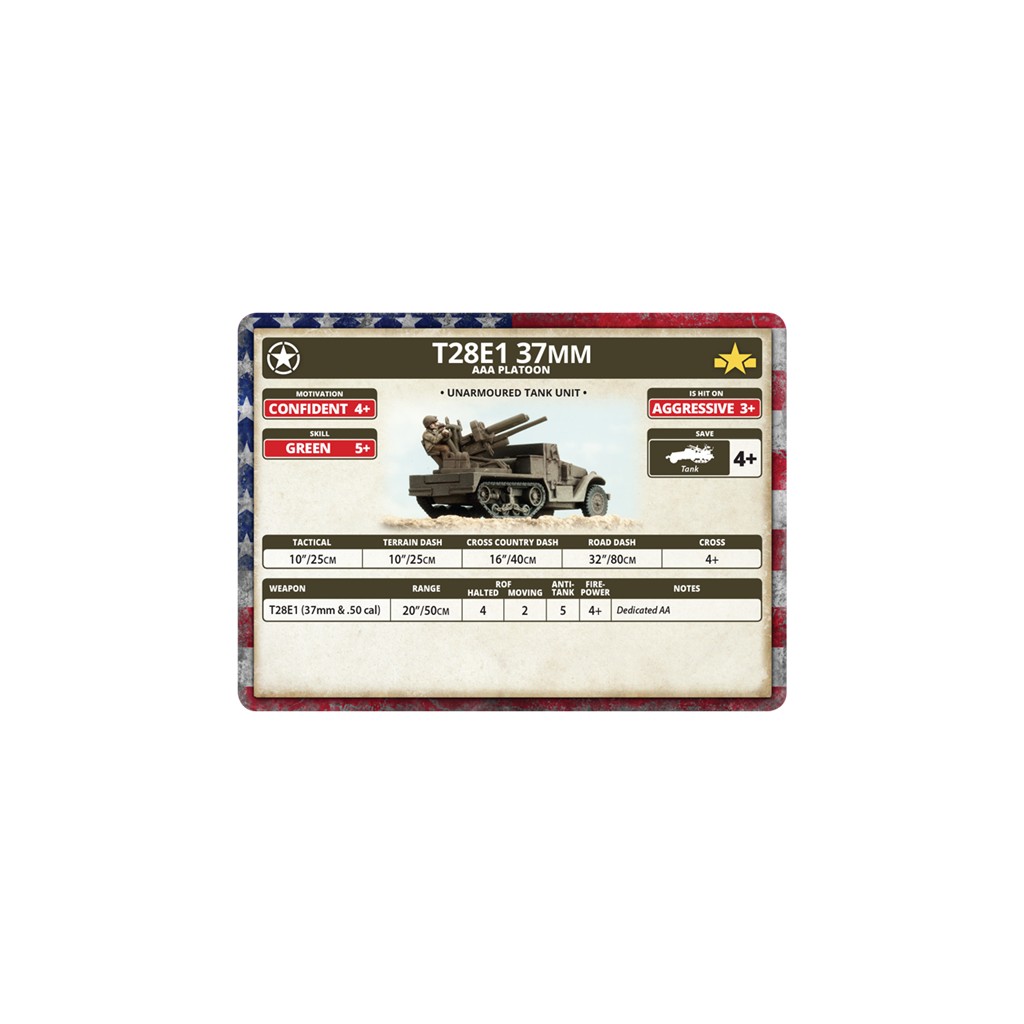 Flames of war - T28E1 37mm AAA Platoon