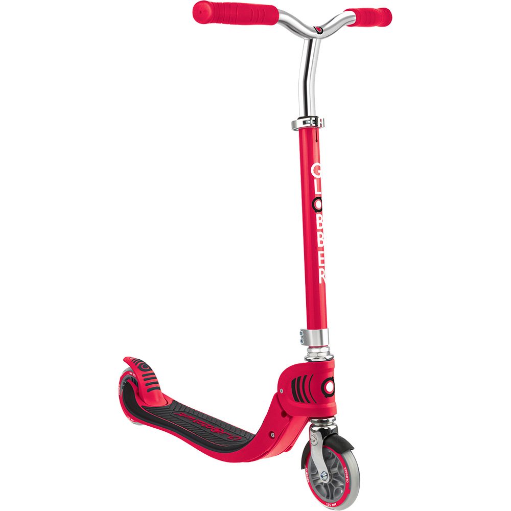 Globber Flow 125 Foldable V2 Scooter Kinder rot