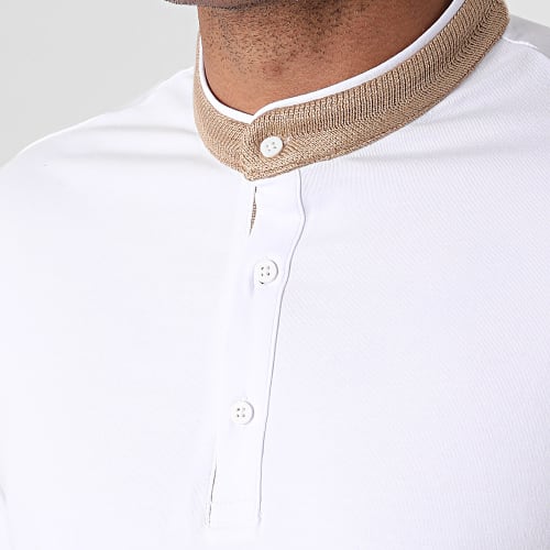 Polo Manches Courtes TLP-7428 Blanc