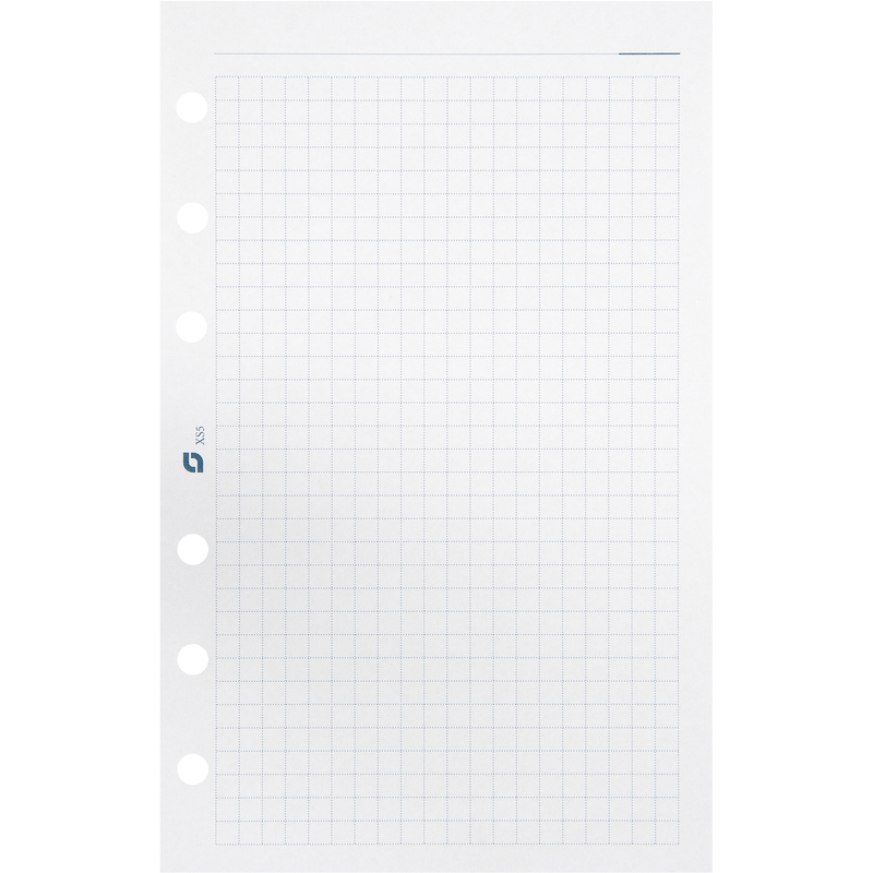 Succes Senior Notizpapier, 100 Blatt, weiss, 95 x 150 mm, kariert 4 mm mit Rand