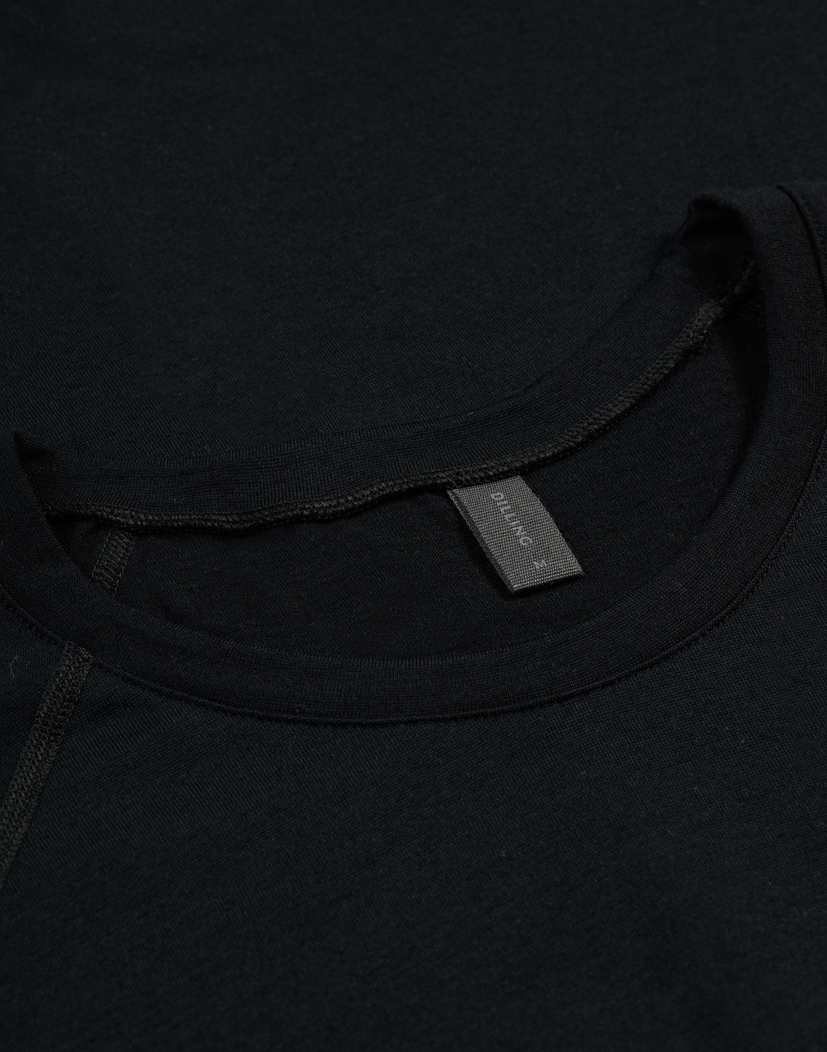 T-shirt van merinwol voor heren in Mos