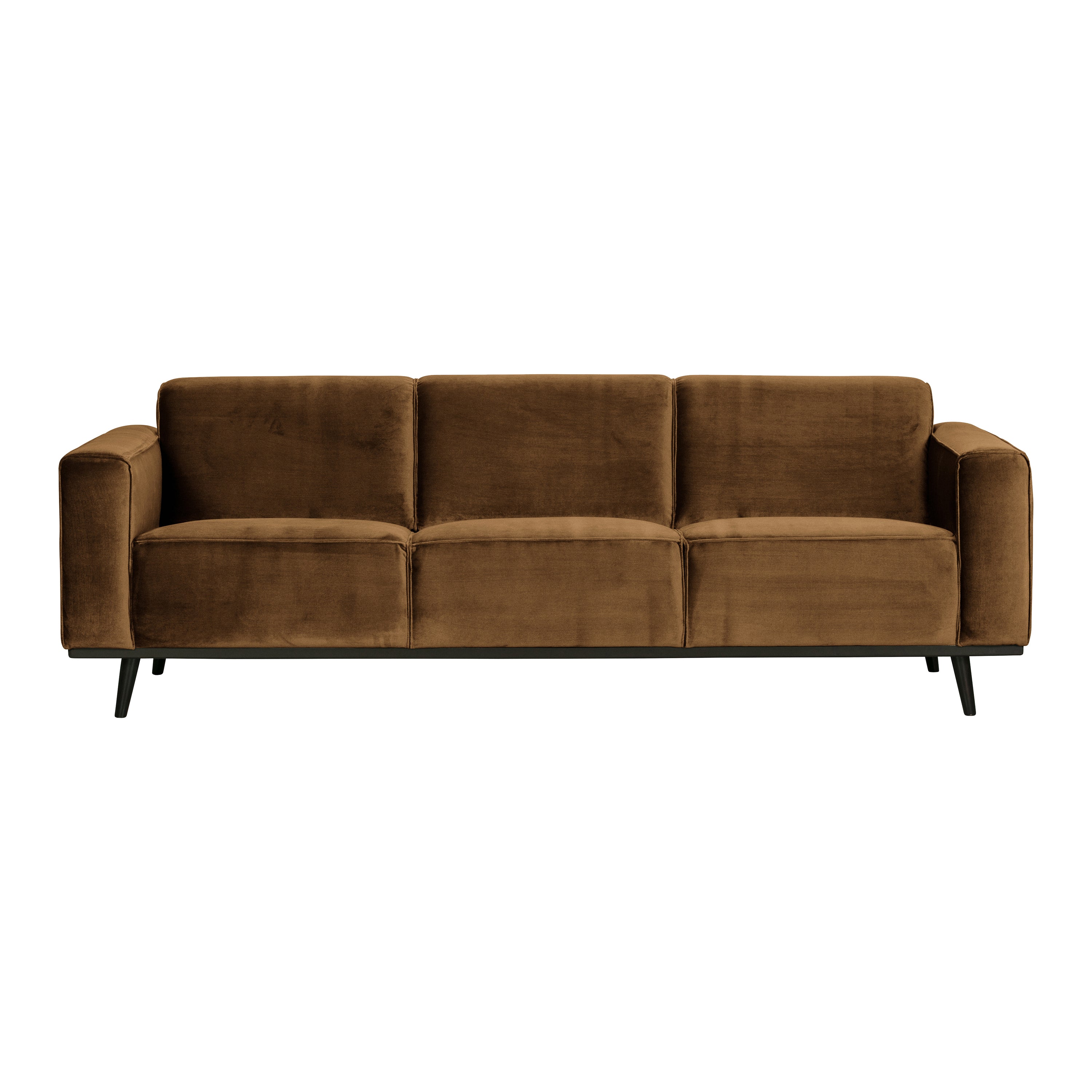 WOOOD Statement 3-zitsbank - Fluweel - Honey Yellow