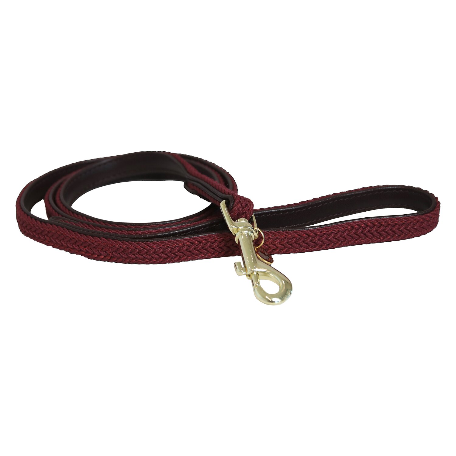 KENTUCKY DOGWEAR Hundeleine Plaited Nylon  - bordeaux - 1.2 m