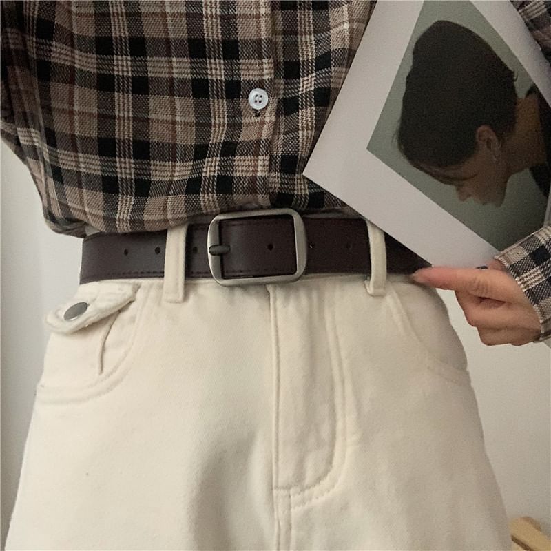 Carmola - Unisex imitatieleren riem