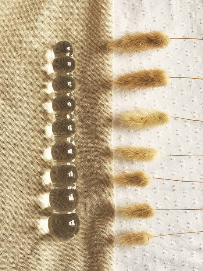 The Natural Love Company Tansy Beaded Glasdildo