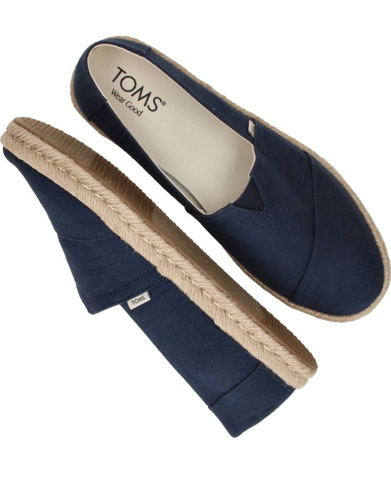 Toms Alpargata Rope 2.0 Instappers Blauw Dames