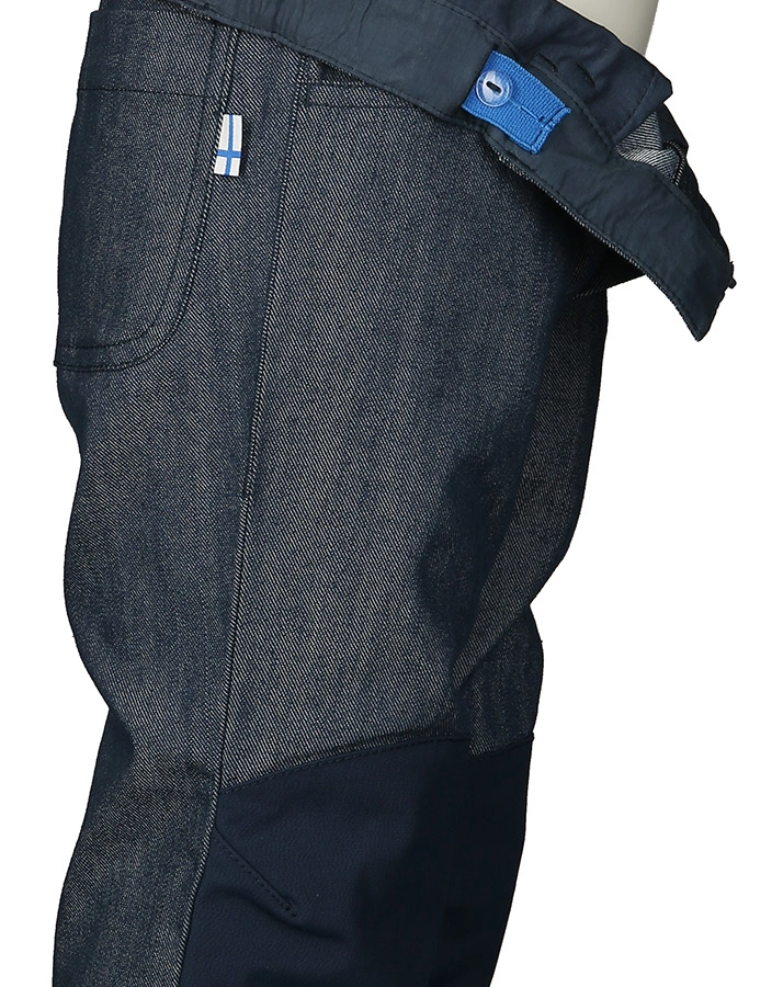 Jeanshose KUUSI verstärktem Knie in jeans/navy