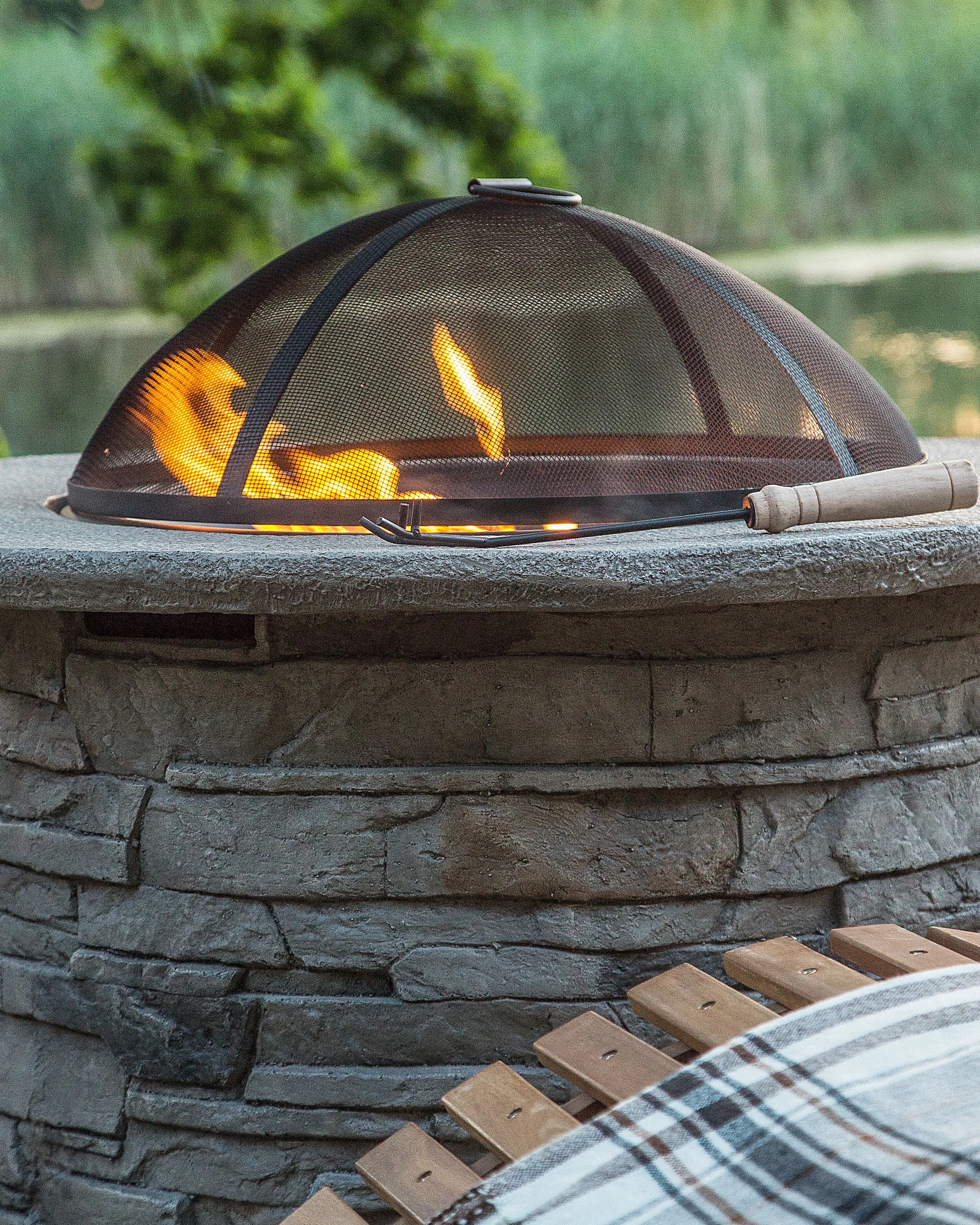 Grill vuurplaats TAMBORA Beton Grijs