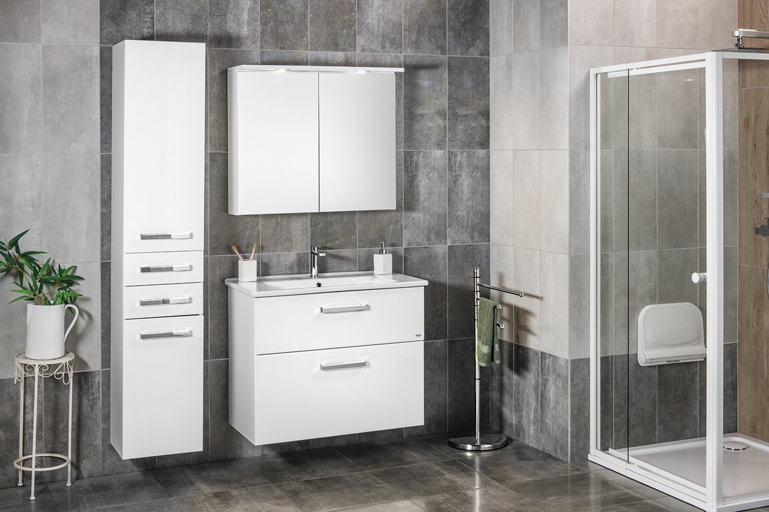 Aqualine Vega onderkast 82x43.6x67.6cm wit
