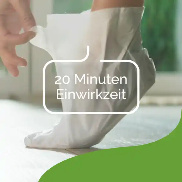 ExpertCare Intensiv pflegende Fußmaske in Socken mit Aloe Vera
