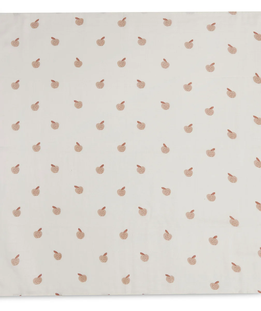 JOLLEINLOT DE 3 LANGES EN GAZE DE COTON CARAMEL