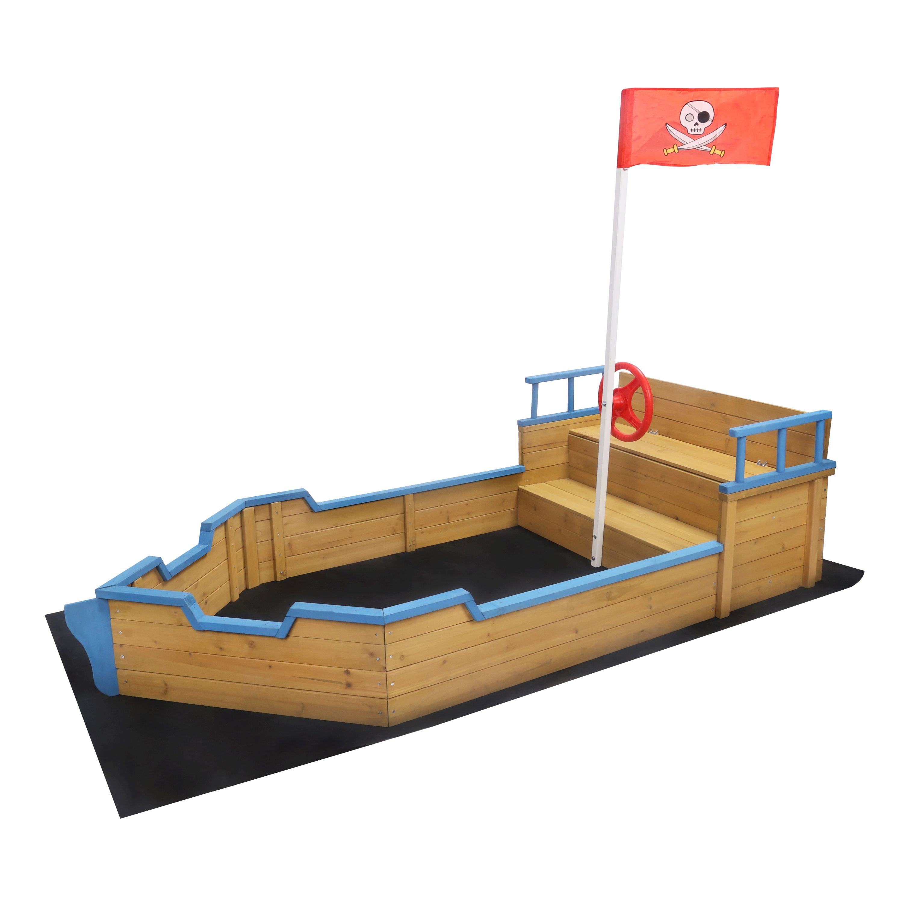 Sandkasten Piratenschiff 195 x 94 cm