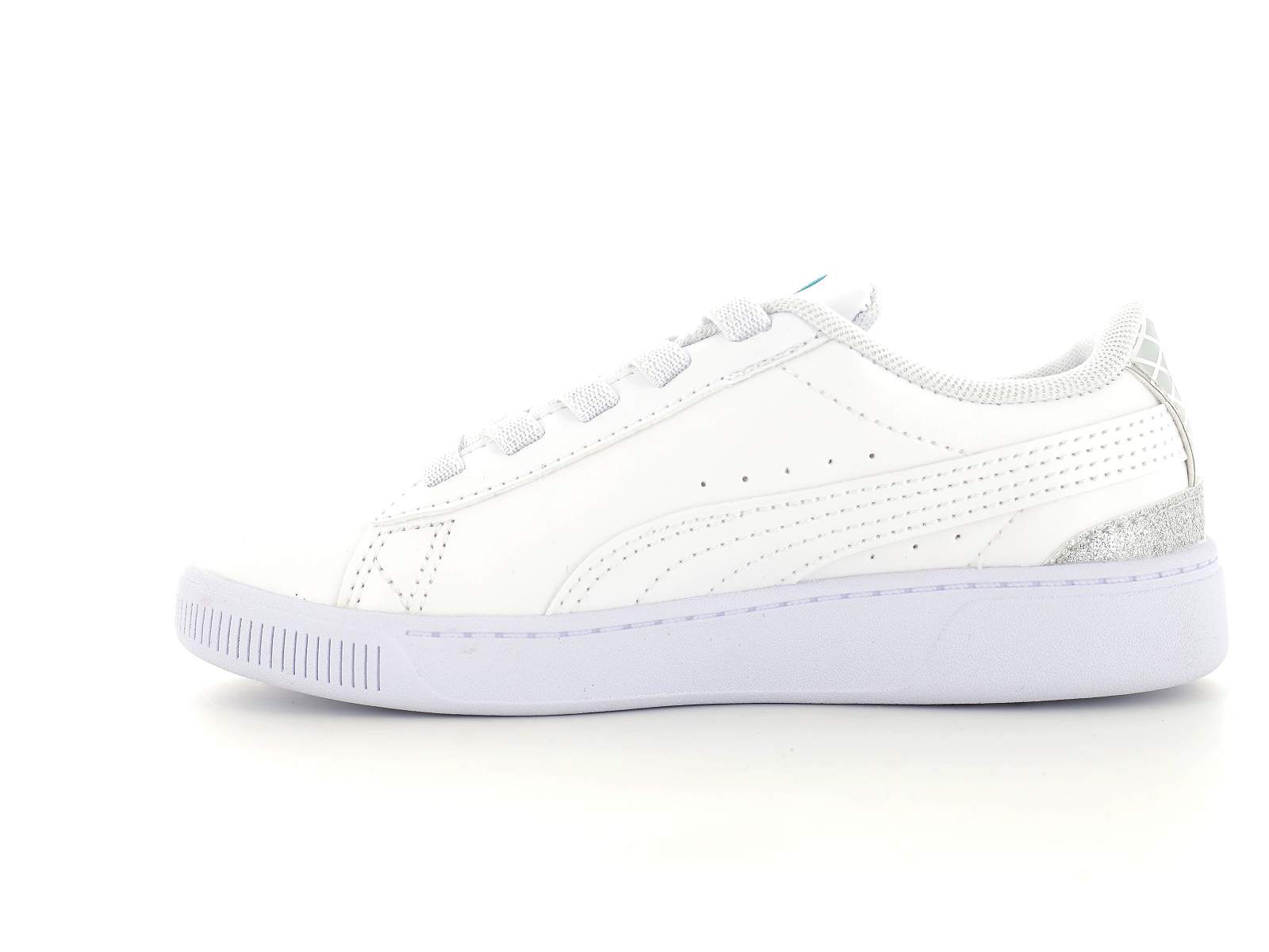 Puma-389739 Matières combinées Blanc Argent