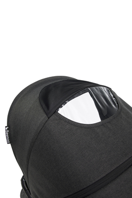 Beemoo Maxi 4 Twin Søskenvogn, Black/Black