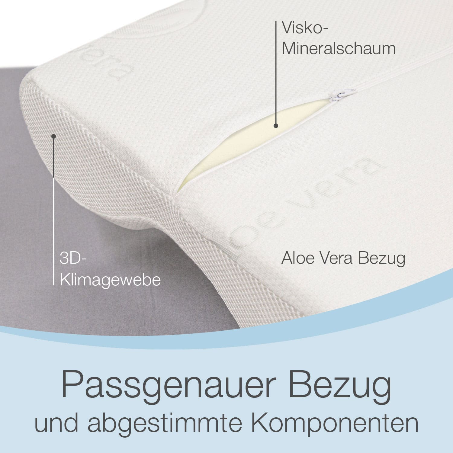 Bestschlaf Seitenschläfer-Kopfkissen