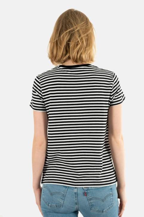 Tee shirt levi's® perfect tee 0087 raita stripe cavi