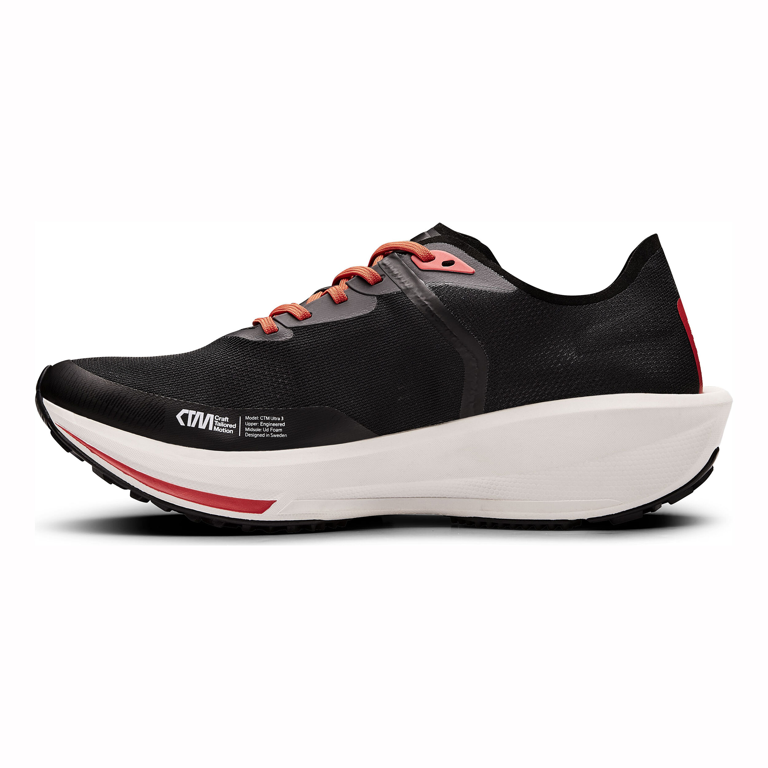 Craft CTM Ultra 3 Chaussure De Running Sans Stabilisateurs Hommes - Noir , Rouge