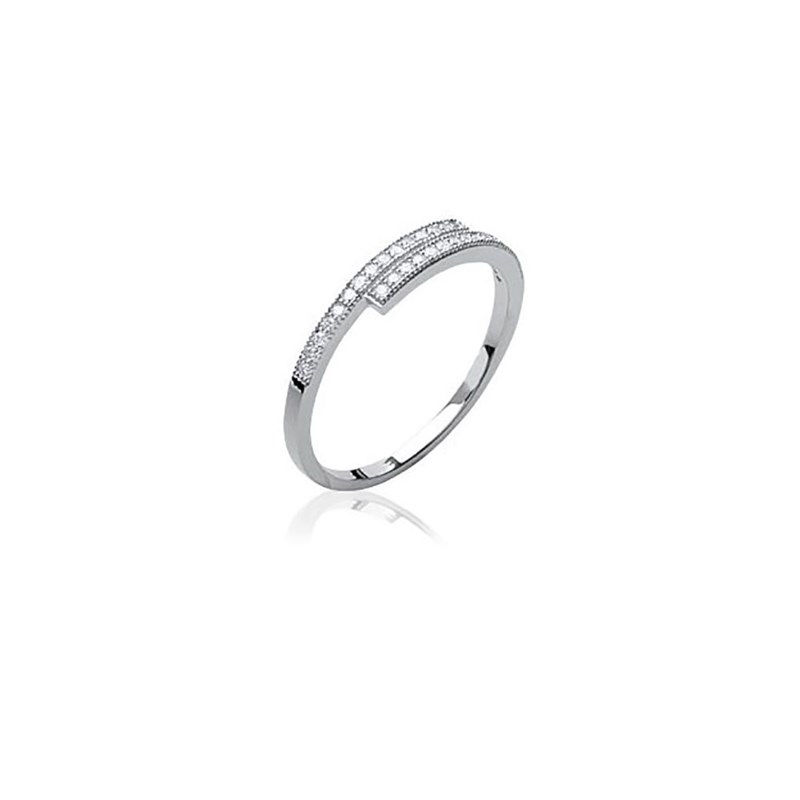 Bague Femme - Argent 925 - Oxyde de zirconium
