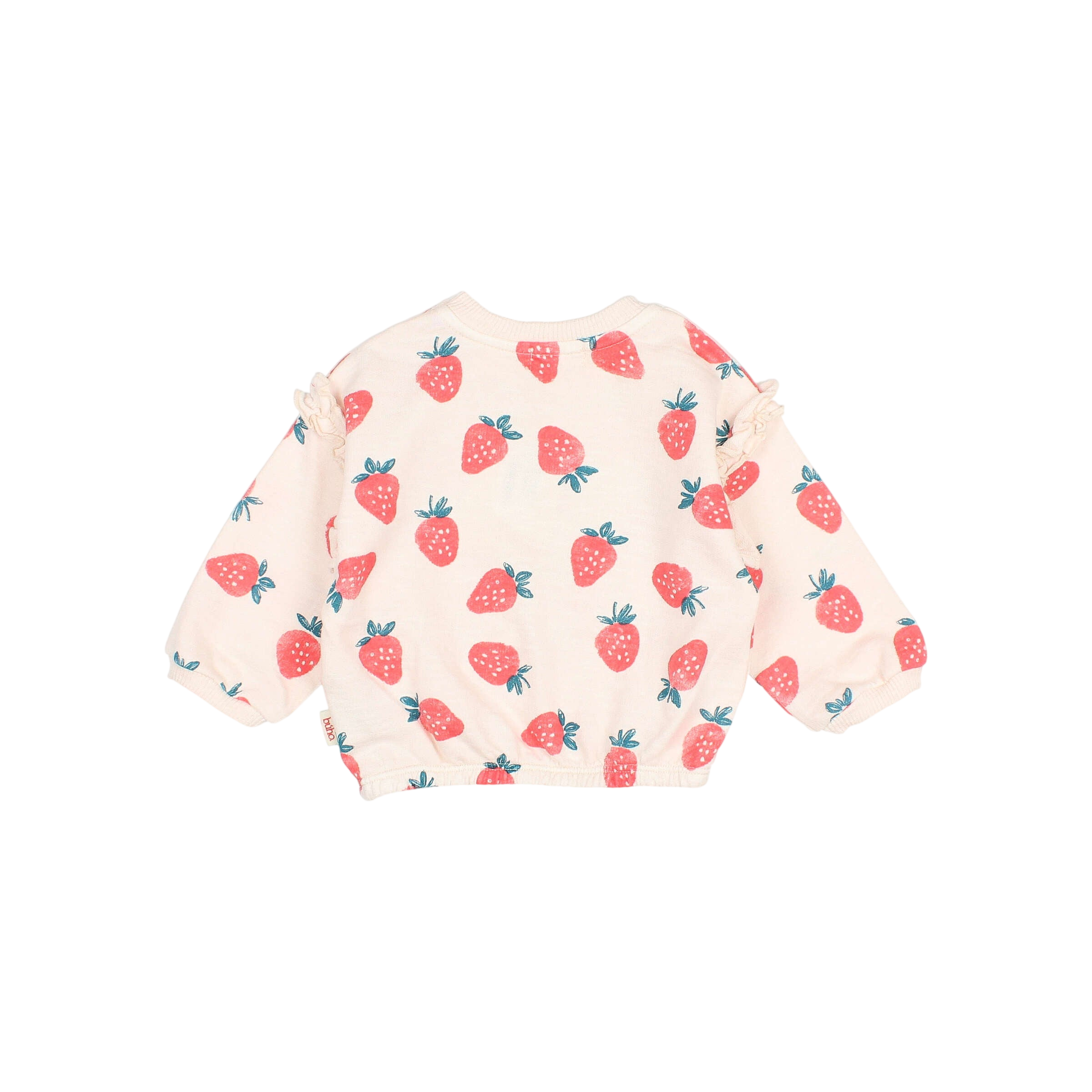 Baby Sweatshirt Strawberry Cream Pink