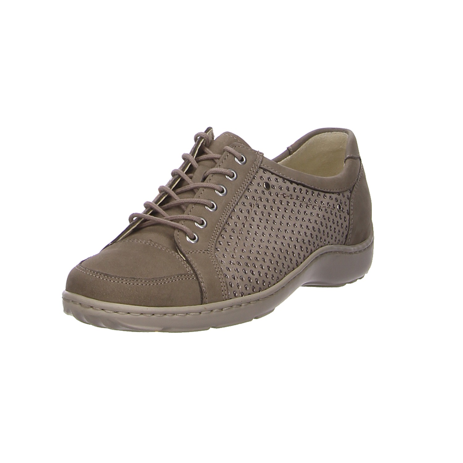 Waldläufer Schnürschuh taupe beige