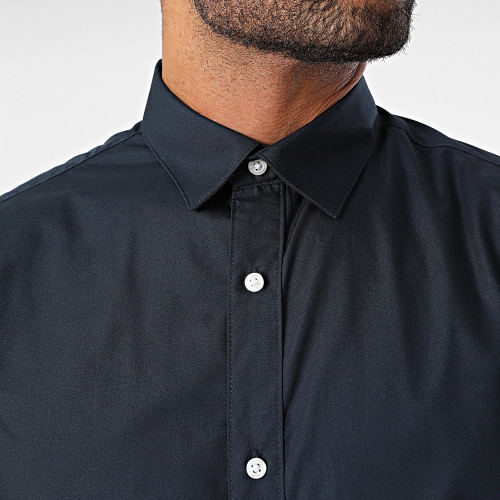 Chemise Manches Longues Victor Bleu Marine