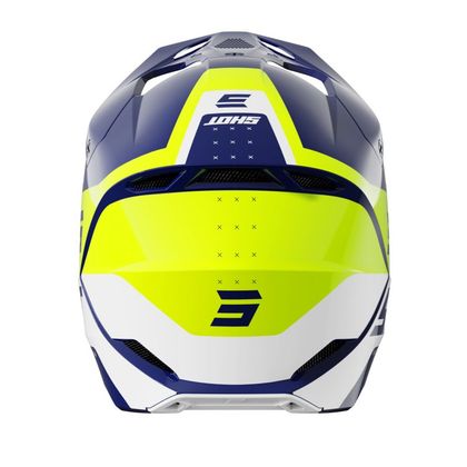 Casque cross Shot FURIOUS - LEAGUE 2025 - Bleu / Jaune