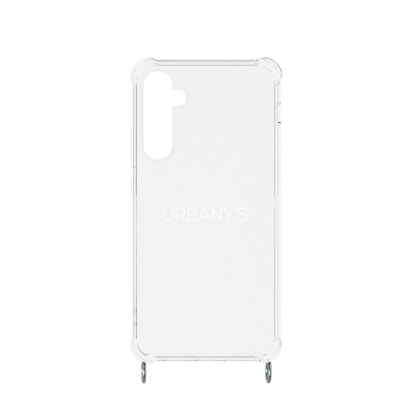 Samsung Galaxy A35 Necklace Hybrid Hülle Air Cushion Fallschutz mit Ösen (NC-TS-SA35) - Transparent