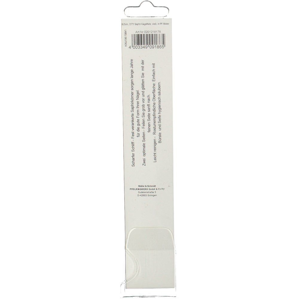 Pfeilring® Saphir Nagelfeile 18 cm C121/18