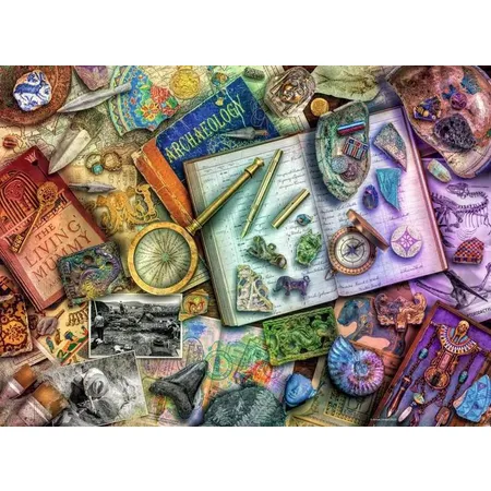 Ravensburger Puzzle - Schreibtisch des Archäologen, 500 Teile