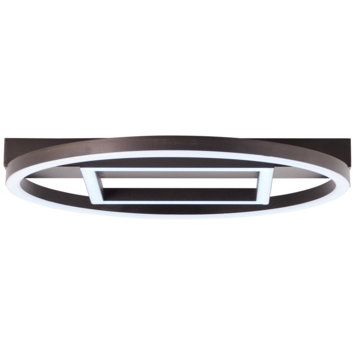 Brilliant plafondlamp Maureen 24W 2500 lm zwart
