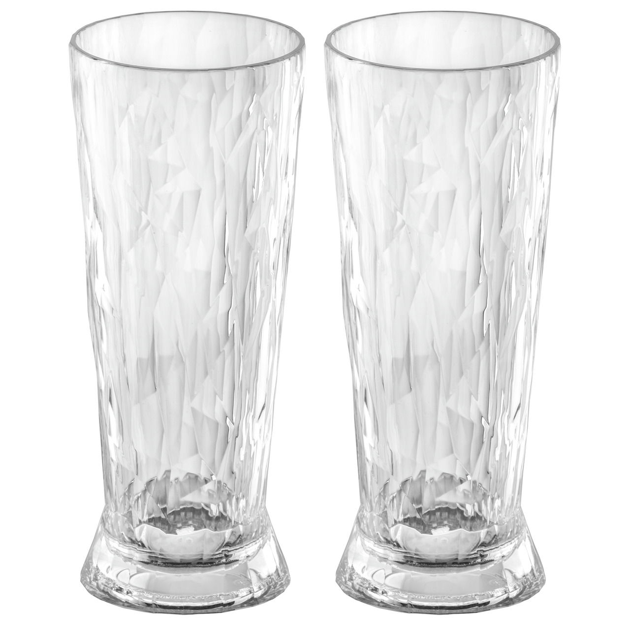 Koziol 2er-Set Kunststoff-Bierbecher Club No. 10 SUPERGLAS