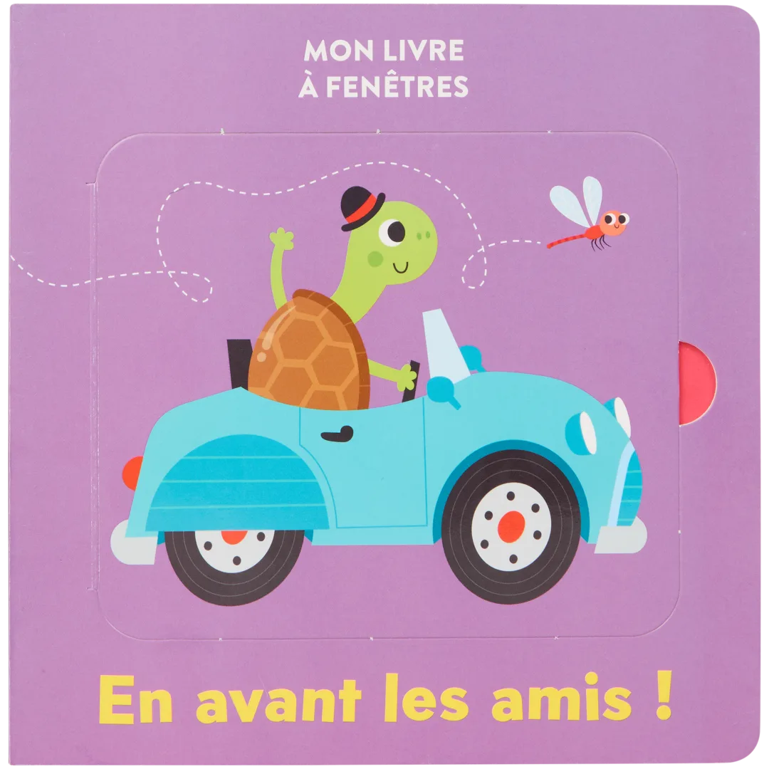 Livre pour enfants avec fenêtres coulissantes