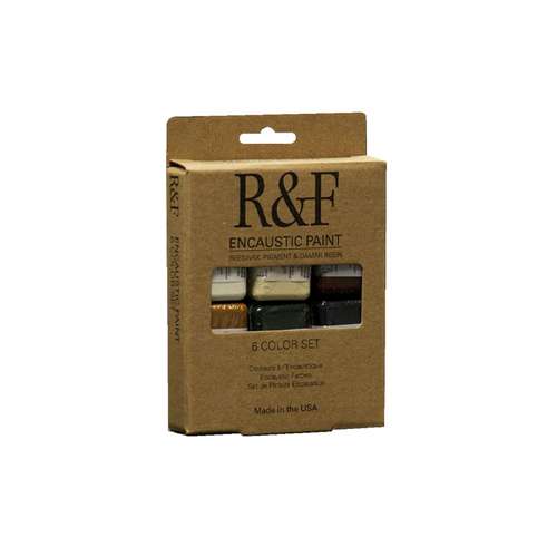 R&F HANDMADE Enkaustik Farben, 6er-Sets