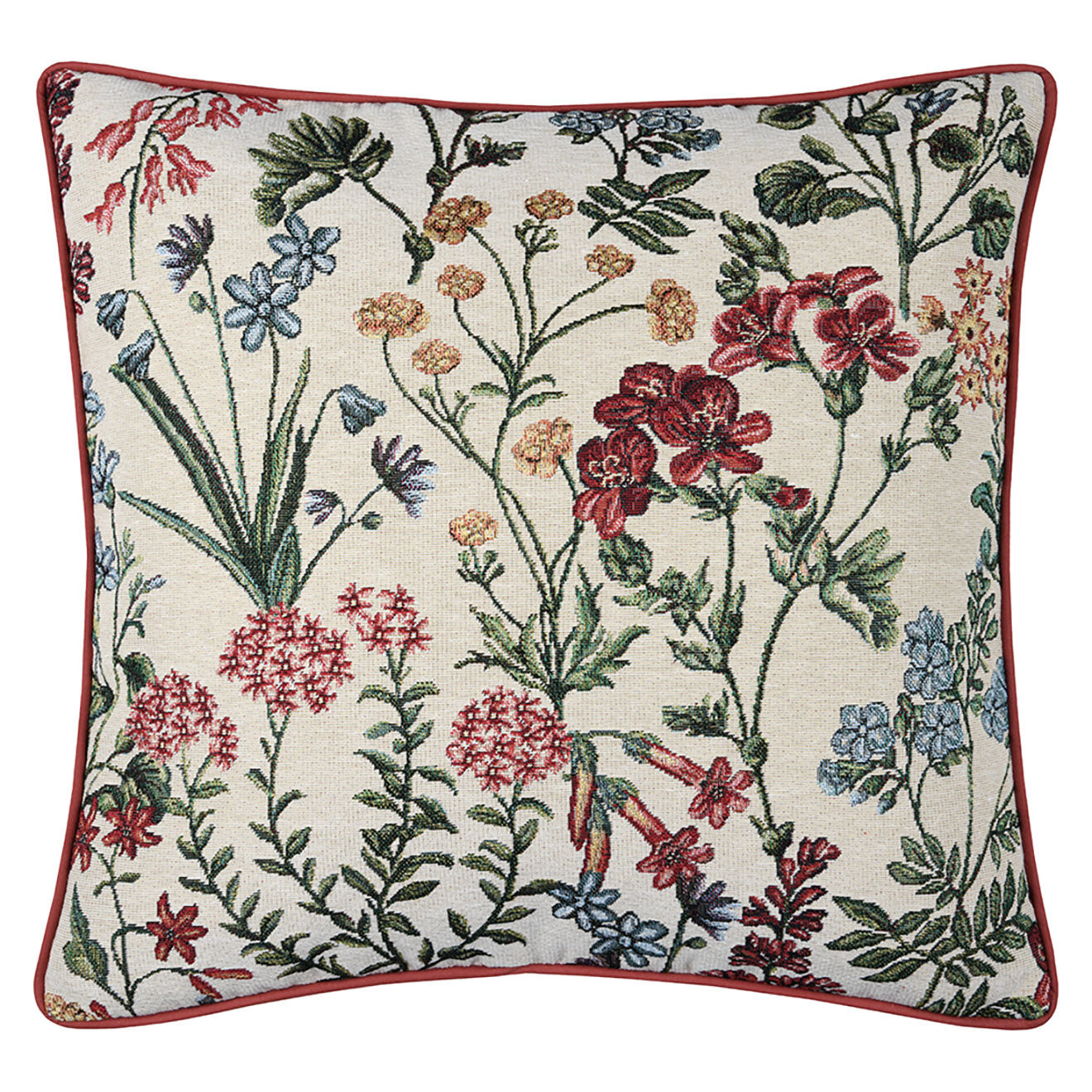 Stof Coussin Chenonceau Aquitaine multicolore - 45x45 cm
