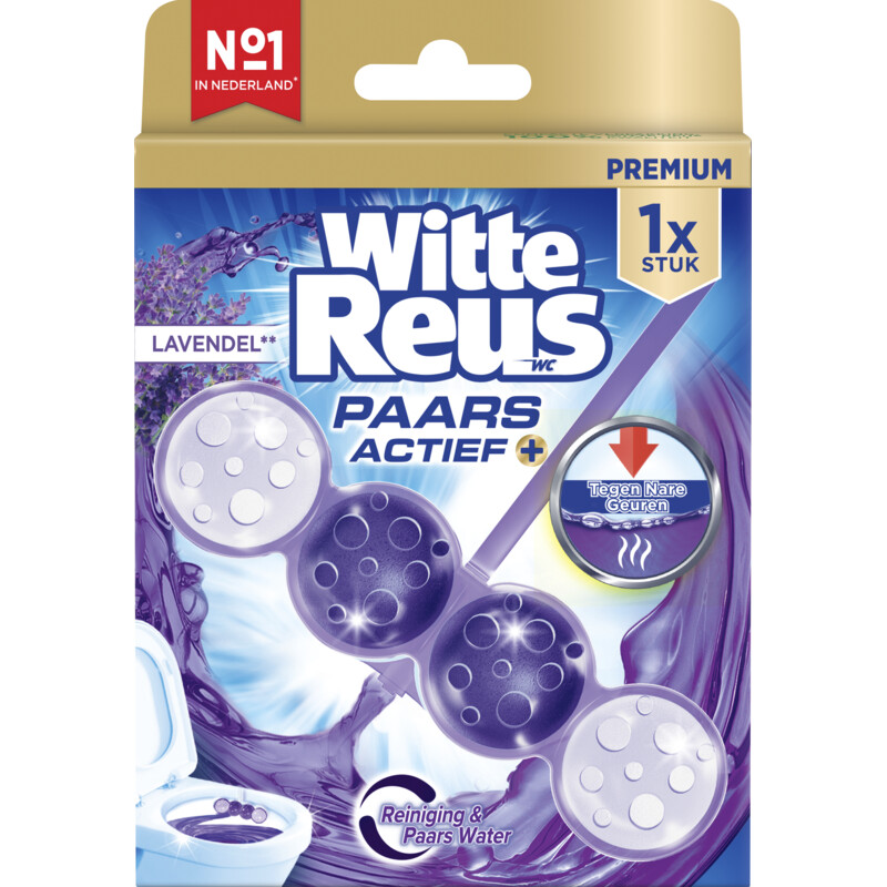 Witte Reus Toiletblok paars actief provence