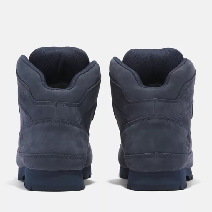Bottine de randonnée Euro en cuir pour homme en bleu