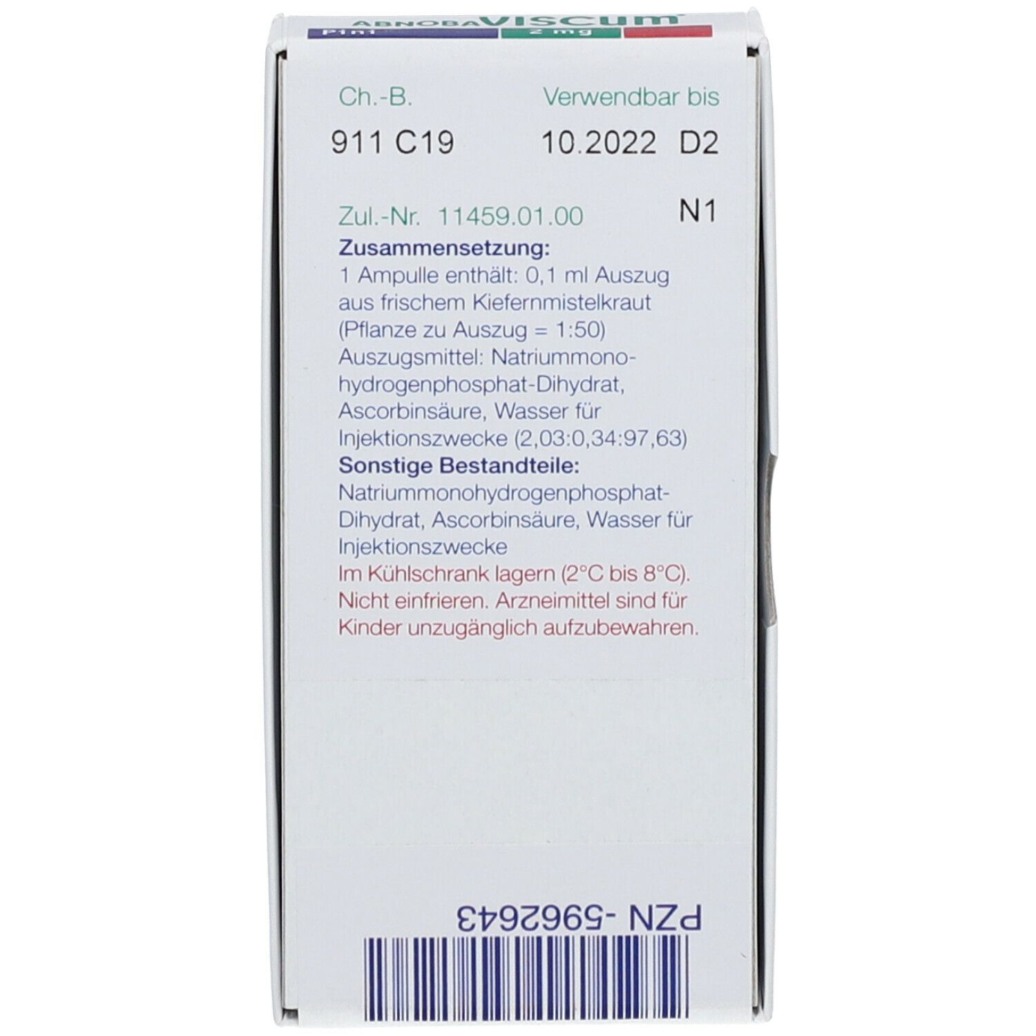 abnobaVISCUM® Pini 2 mg Ampullen