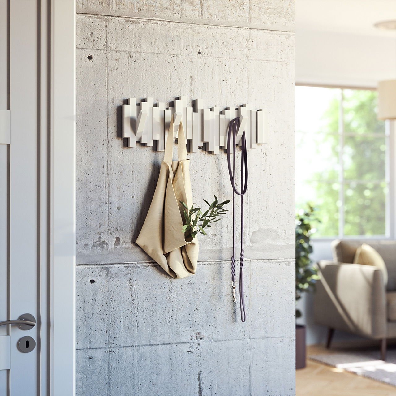 Umbra Wandgarderobe STICKS