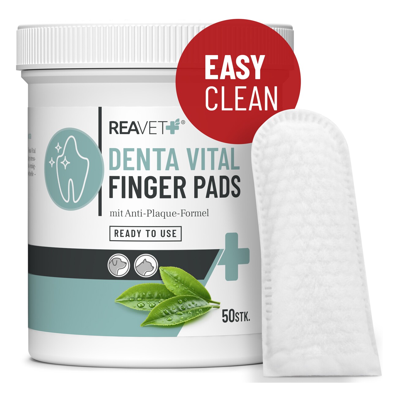 REAVET Denta Vital Finger-Pads 50Stk