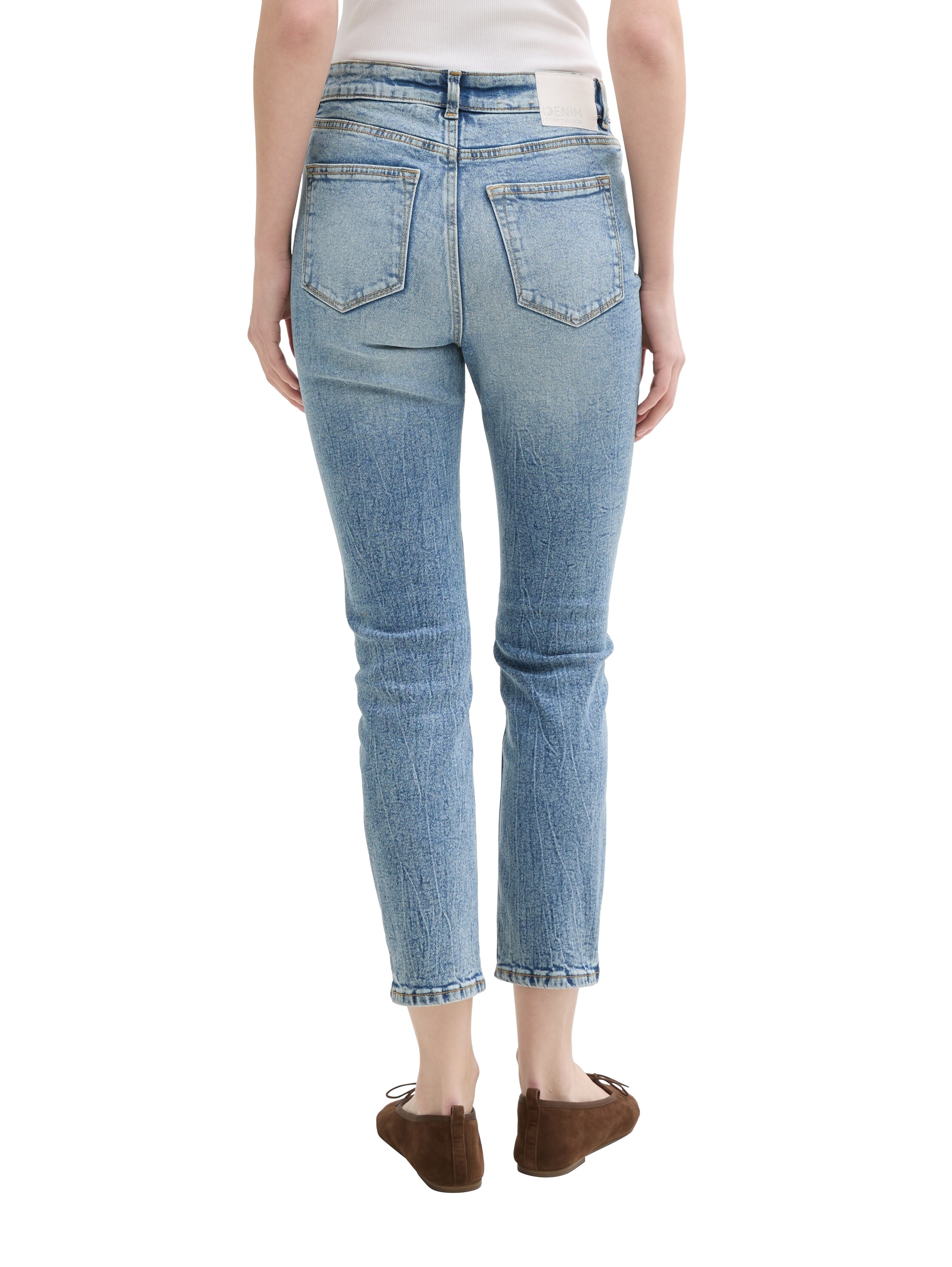 TOM TAILOR Denim 7/8-Jeans im Used-Look