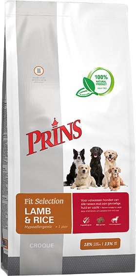 Prins hondenvoer Fit Selection lam en rijst adult 2 kg