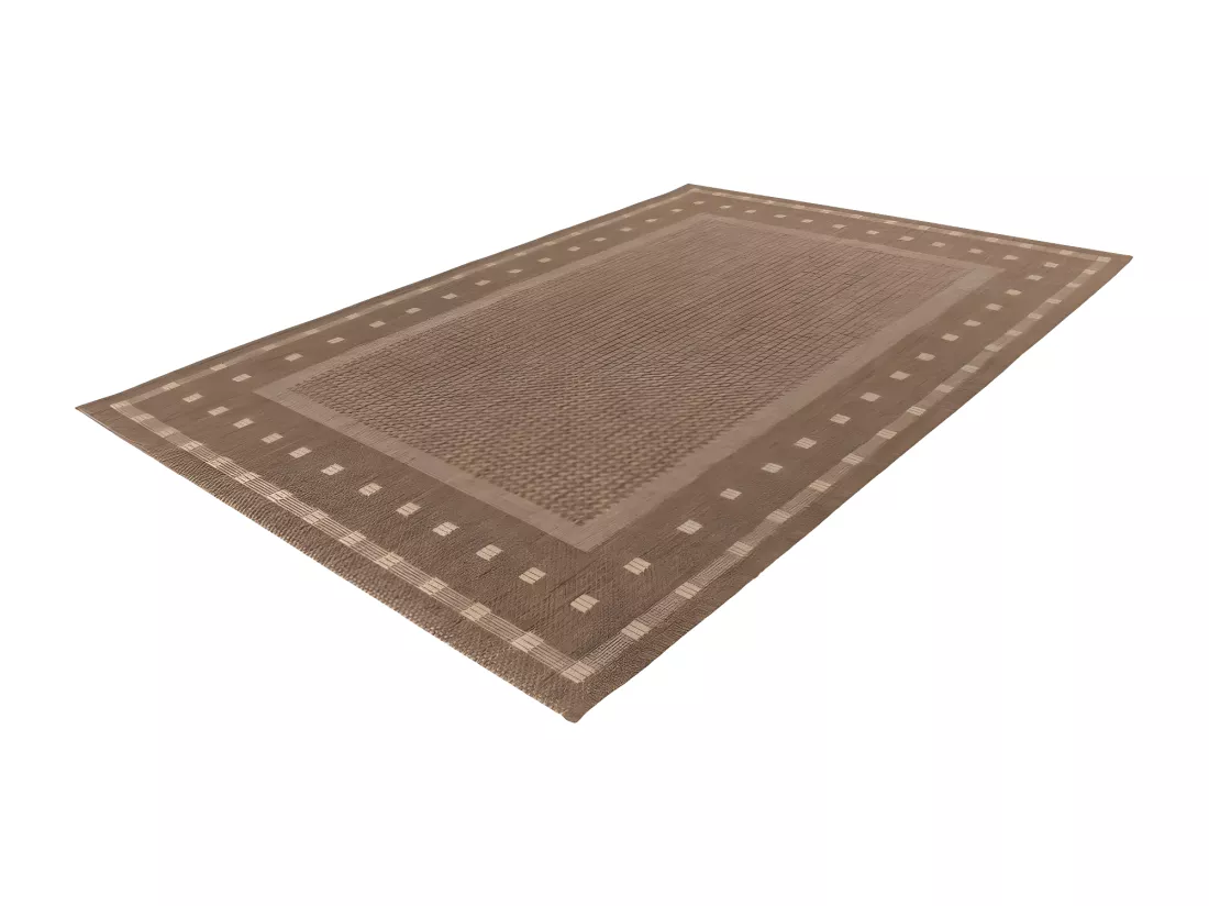 Tapis 230x160cm, design F025A coloris café - Confort et élégance pour votre intérieur