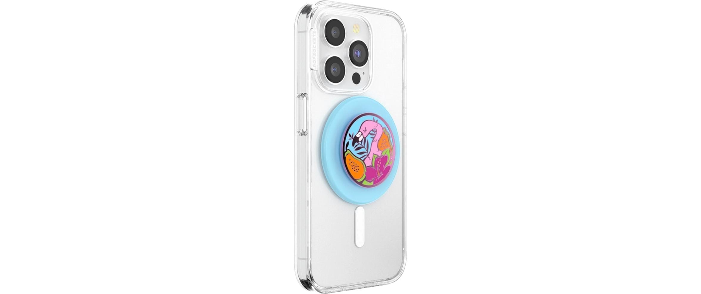 Popsockets Handy-Halterung »Flamingo Enamel MagSafe« Universalhalterung