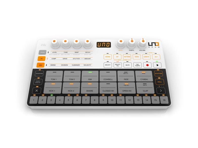 IK Multimedia Drum Machine UNO Drum Analog / PCM Drummaschine
