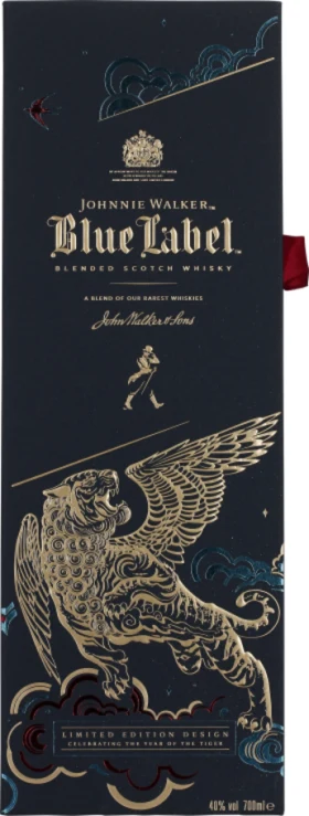 JOHNNIE WALKER BLUE LABEL YEAR OF THE TIGER 70CL