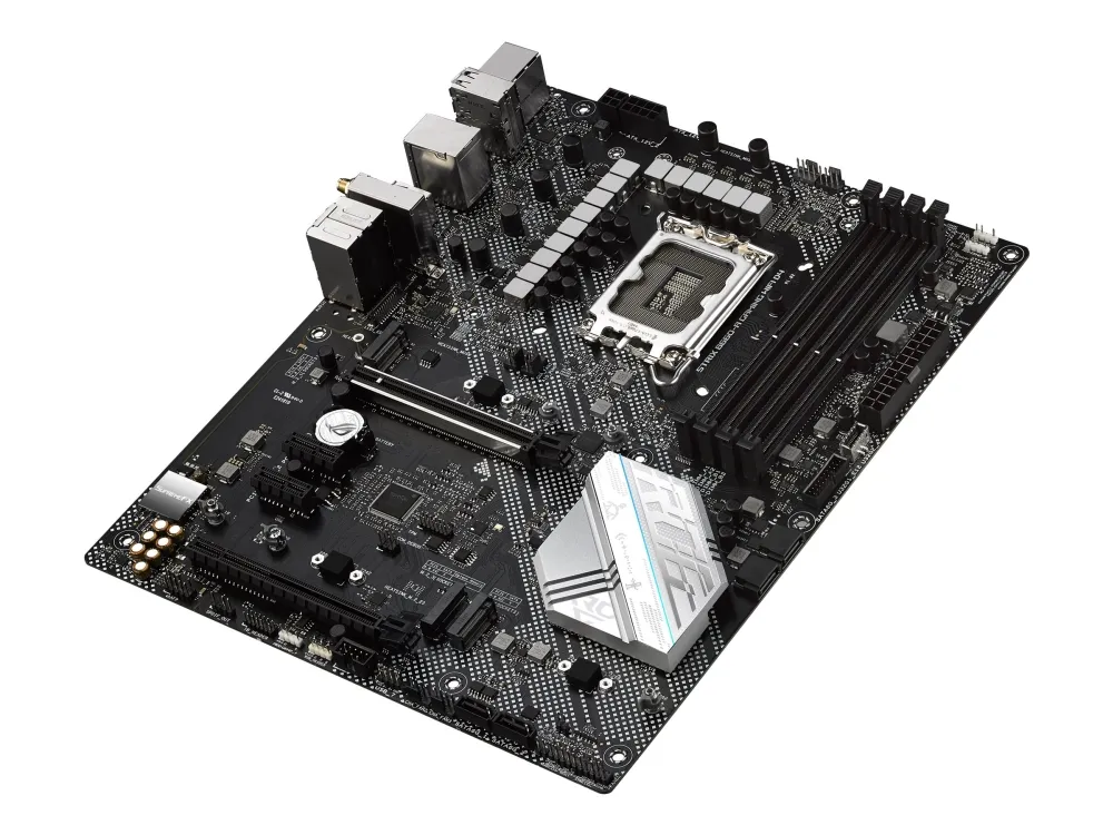 ASUS ROG STRIX B660-A GAMING WIFI D4 - Bundkort - ATX - LGA1700 sokkel - B660 Chipset - USB-C Gen 2x2, USB 3.2 Gen 1, USB-C Gen1, USB 3.2 Gen 2, USB-C Gen2 - 2.5 Gigabit LAN, Wi-Fi 6, Bluetooth - onboard grafik (CPU påkrævet) - HD Audio (8-kanaler)