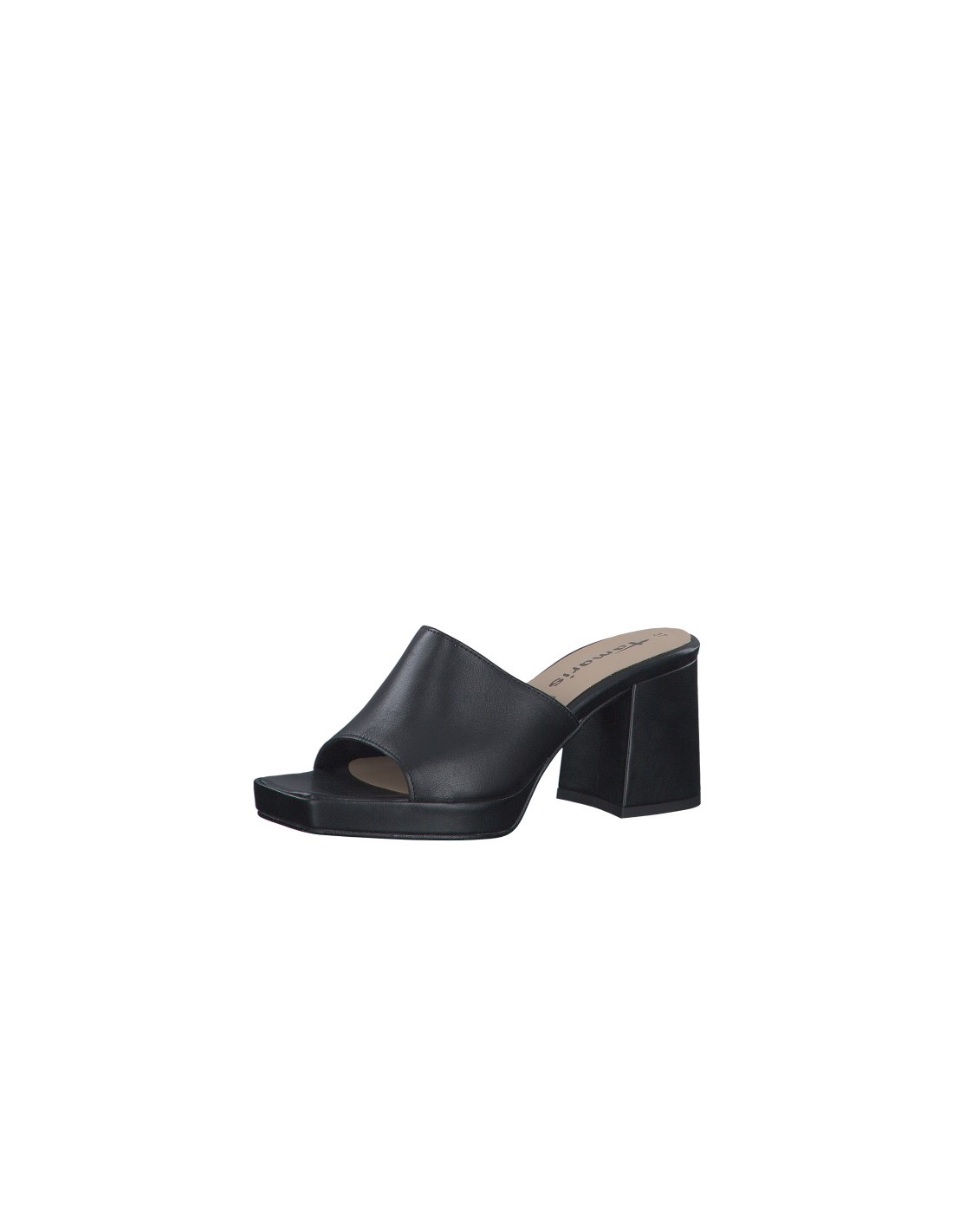 tamaris Mules à Talon femme 27222-20 003 cuir noir