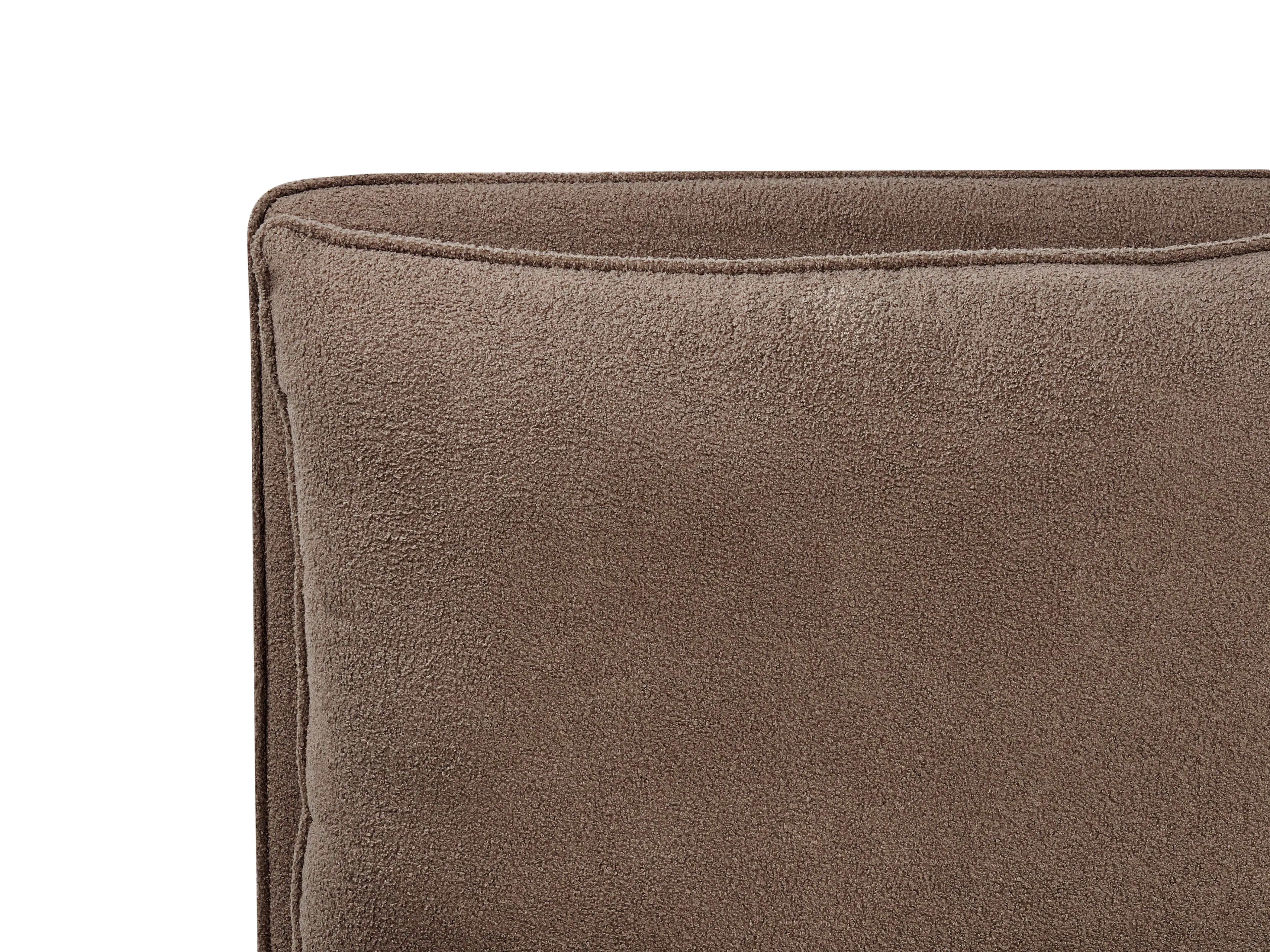 Bed Bouclé BAJONNA 180 x 200 cm Bruin