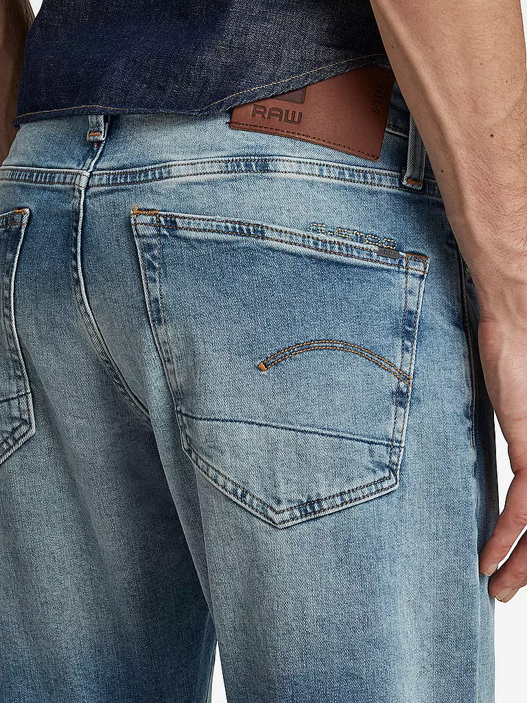 G-STAR RAW Jeans Straight Tapered Fit 3301 blau